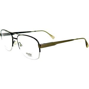 Safilo Elasta E7184H Mens Metal Eyeglass Frame 0RIW Matte Gray 57-18 Italy